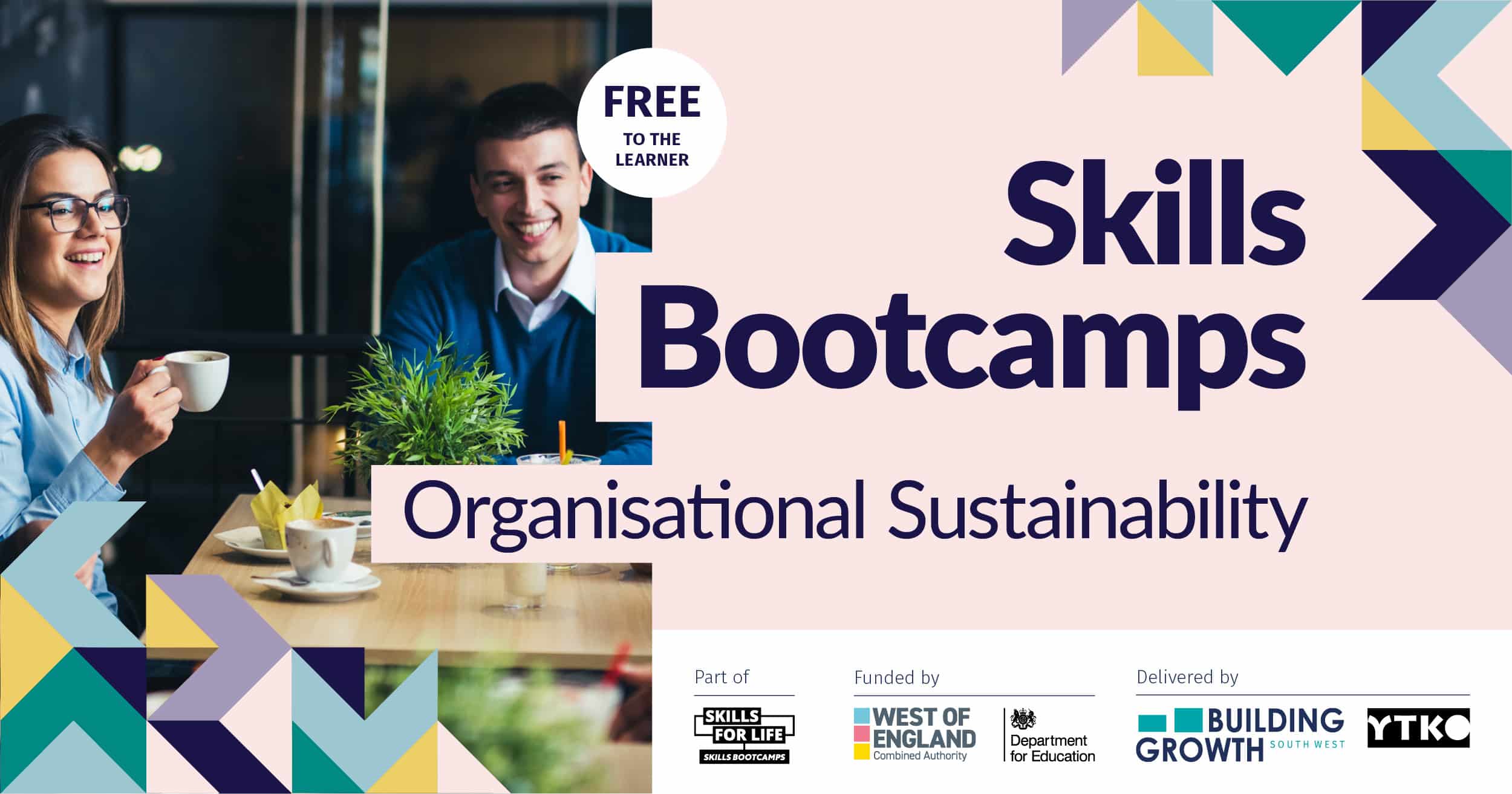 Event banner for Skills Bootcamps in Organisational Sustainability