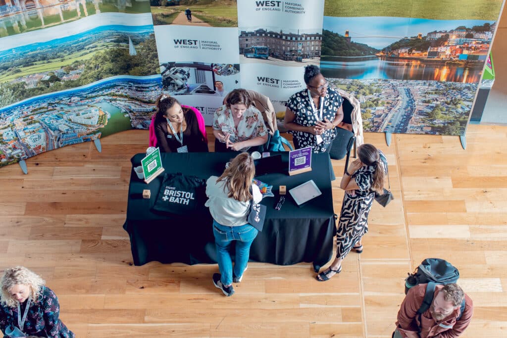 West of England Mayoral Combined Authority stand at Festival of Sustainable Business 2025